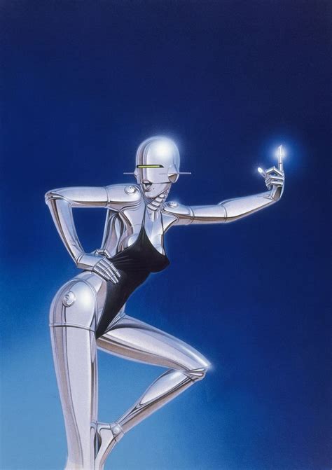 hajime sorayama retro futuristic.